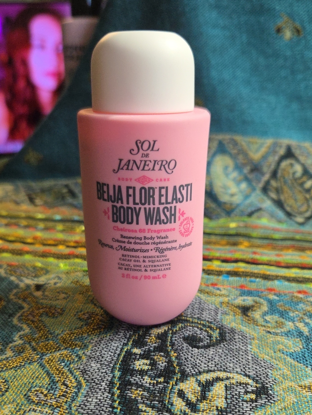 Sol de Janeiro Pink Belja Flor Elasti Body Wash Travel Size